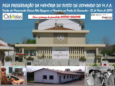 visita ao Posto de Comando do MFA (12Maio2007)